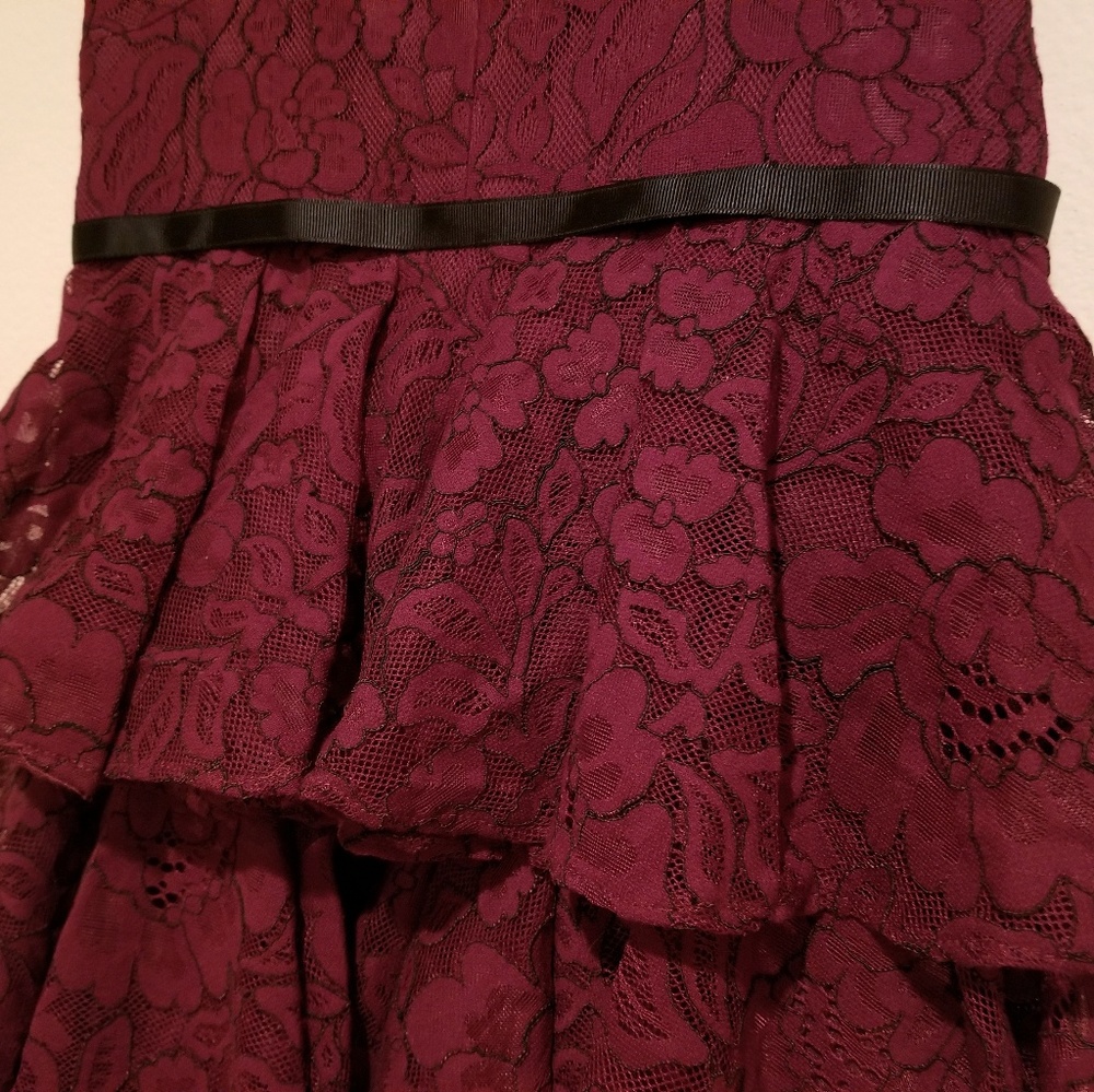 π₯ Anthropologie BHLDN Ruby Wine Dress - Picture 5 of 7